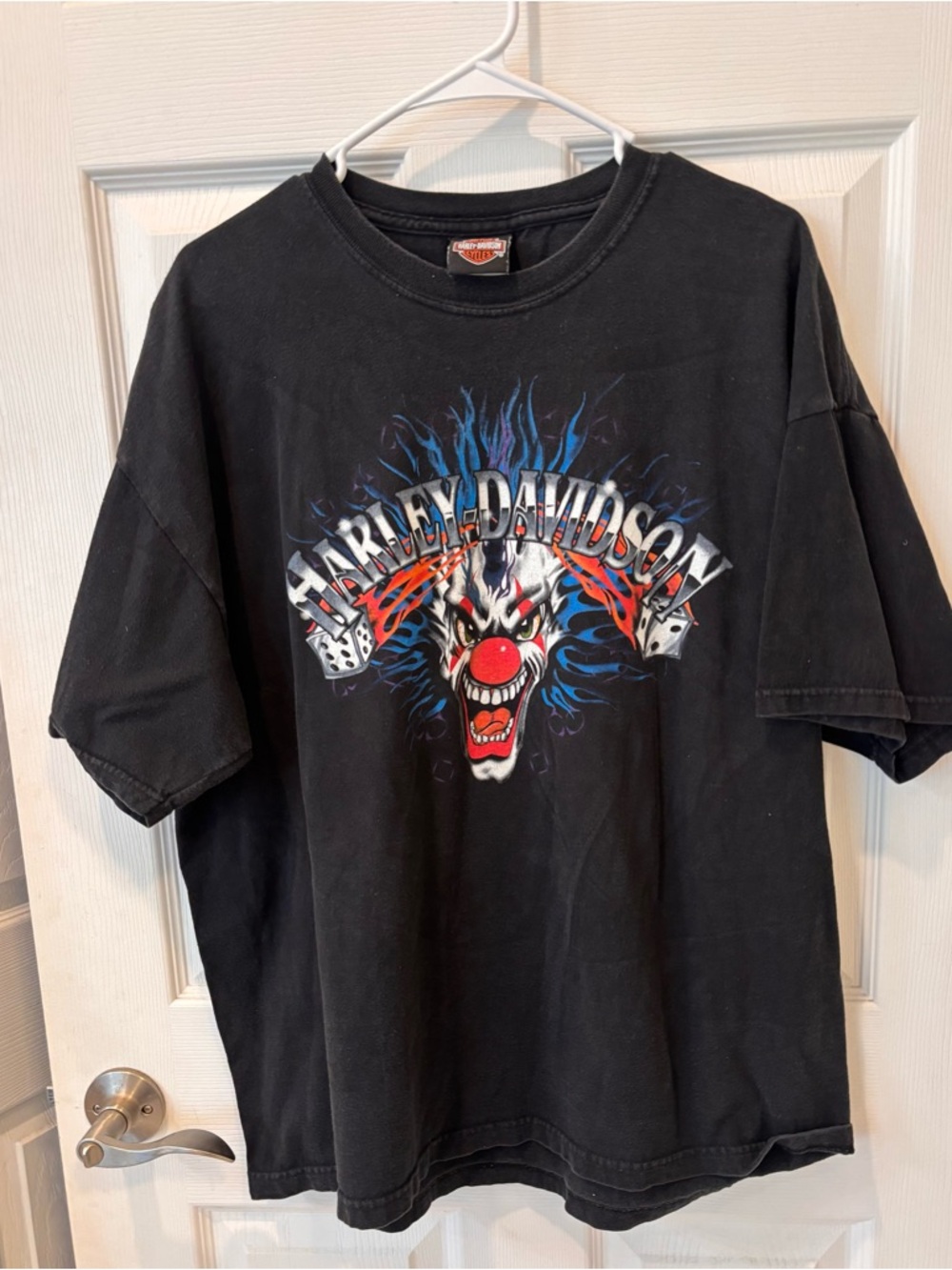 Harley-Davidson Vintage Black Graphic Clown Tee